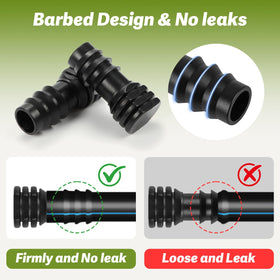 FoxRose durable UV-resistant plastic end cap for long-lasting irrigation.