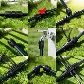 FoxRose half inch elbows provide directional changes for compact drip layouts.