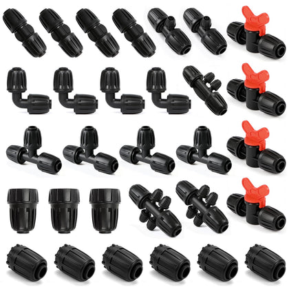 FoxRose half inch tees for drip irrigation enable flexible garden layouts with secure connections.