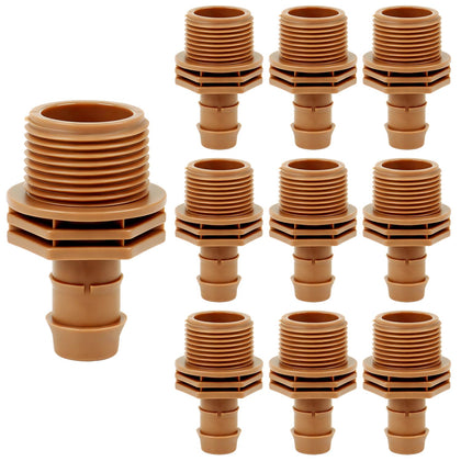 FoxRose pvc-to-drip-adapter assembly enables quick connections for drip systems.