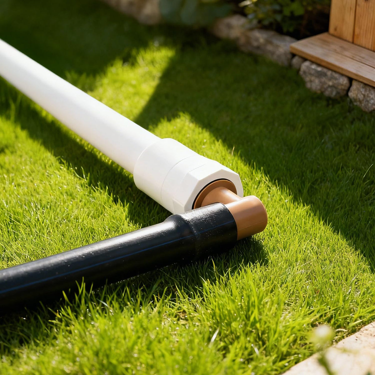 FoxRose 1/2in to 1/2in adapter fits tubing and threaded water sources.