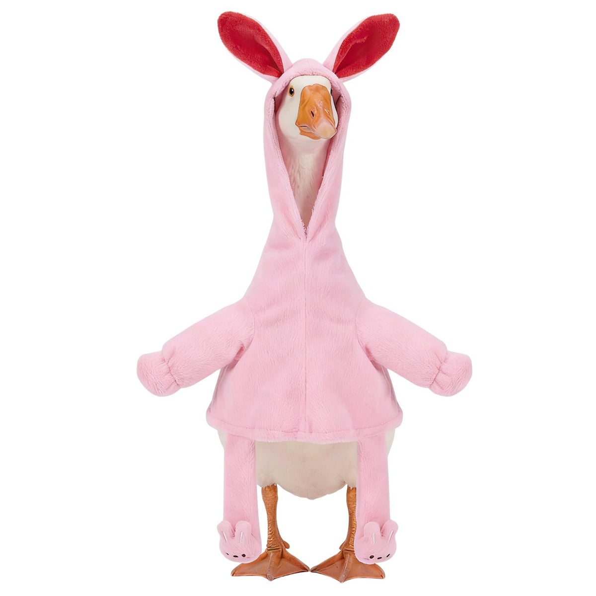 Foxtell Easter goose outfit with bunny design for festive lawn decor on 23-inch geese