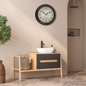 Foxtop quiet sweep movement minimizes ticking for peaceful rooms.