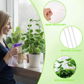 Foyods U-shaped trellis provides open design for ivy and vines guidance indoors.