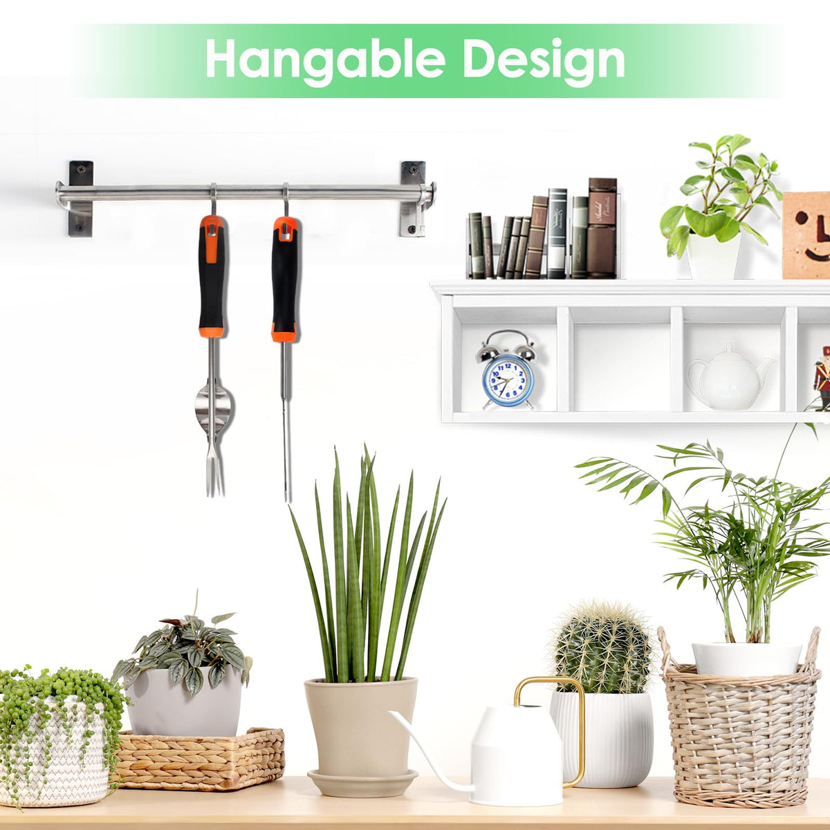 Foyucool ergonomic handle design reduces hand fatigue during gardening