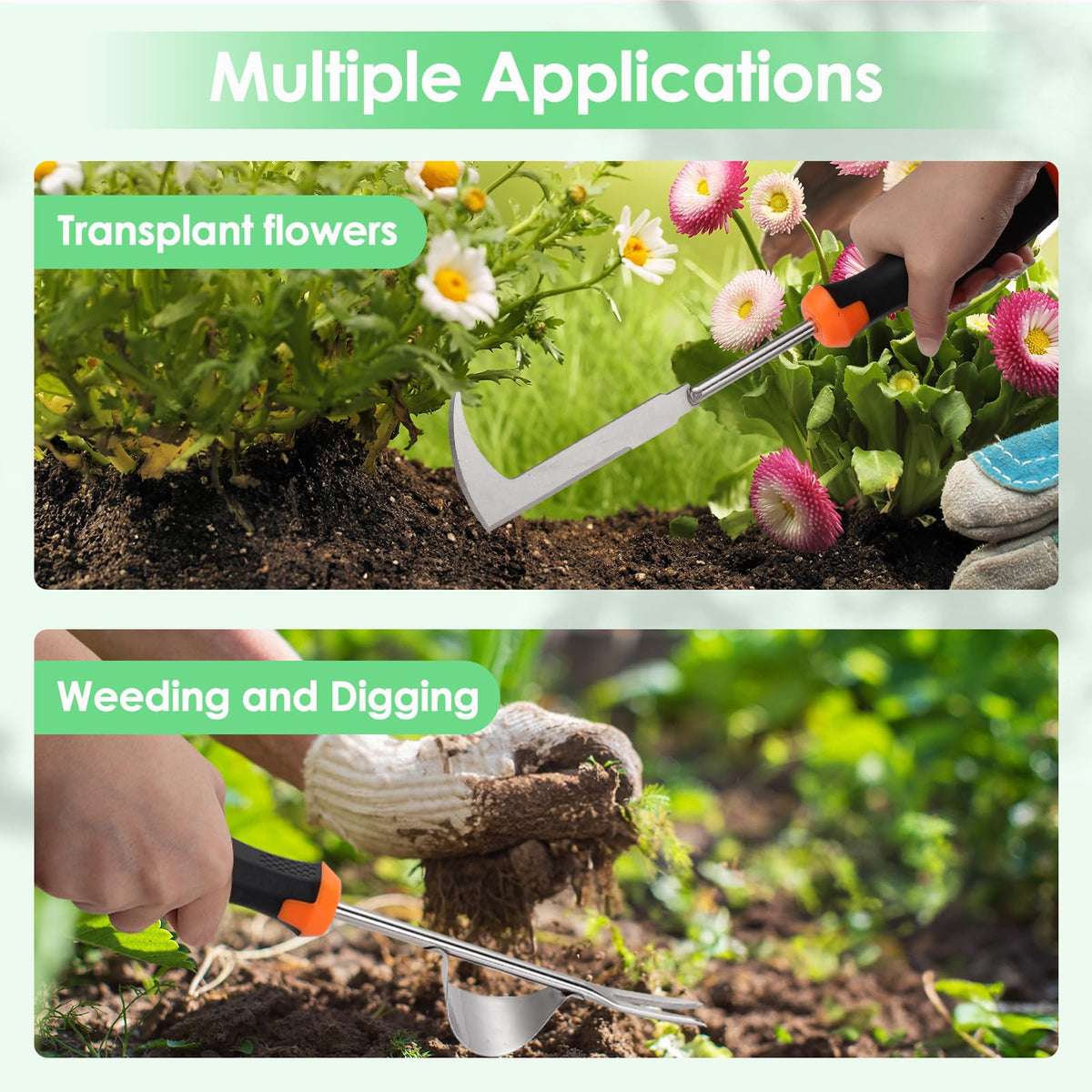 Foyucool thickened stainless crack weeder tackles cracks and crevices effectively
