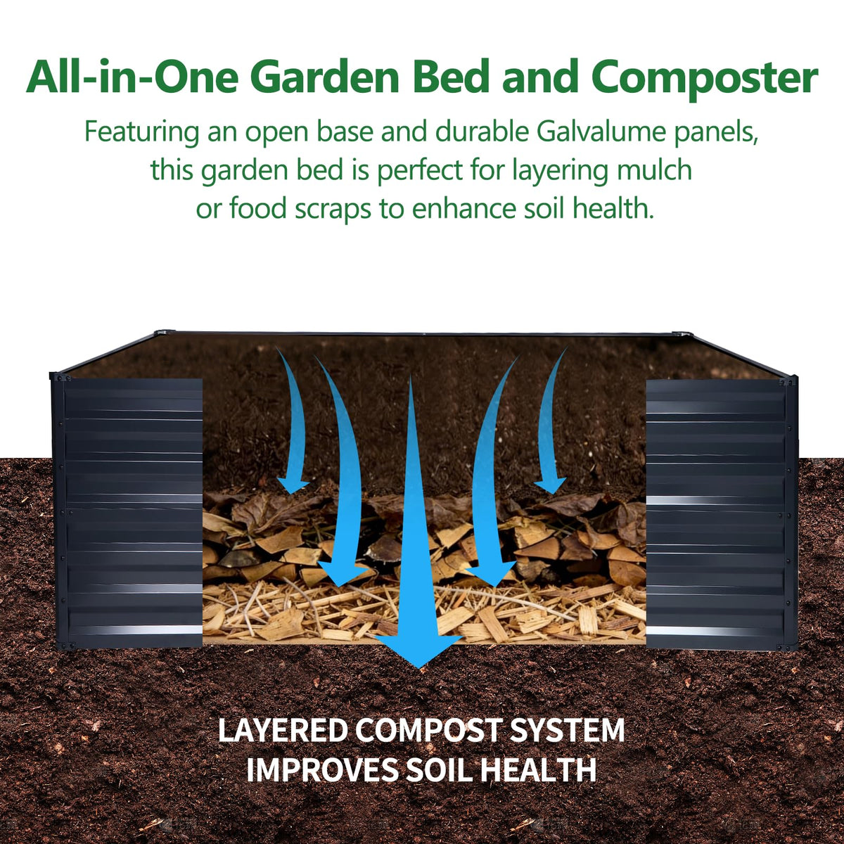FOYUEE Galvalume bed with smooth edges for safe handling