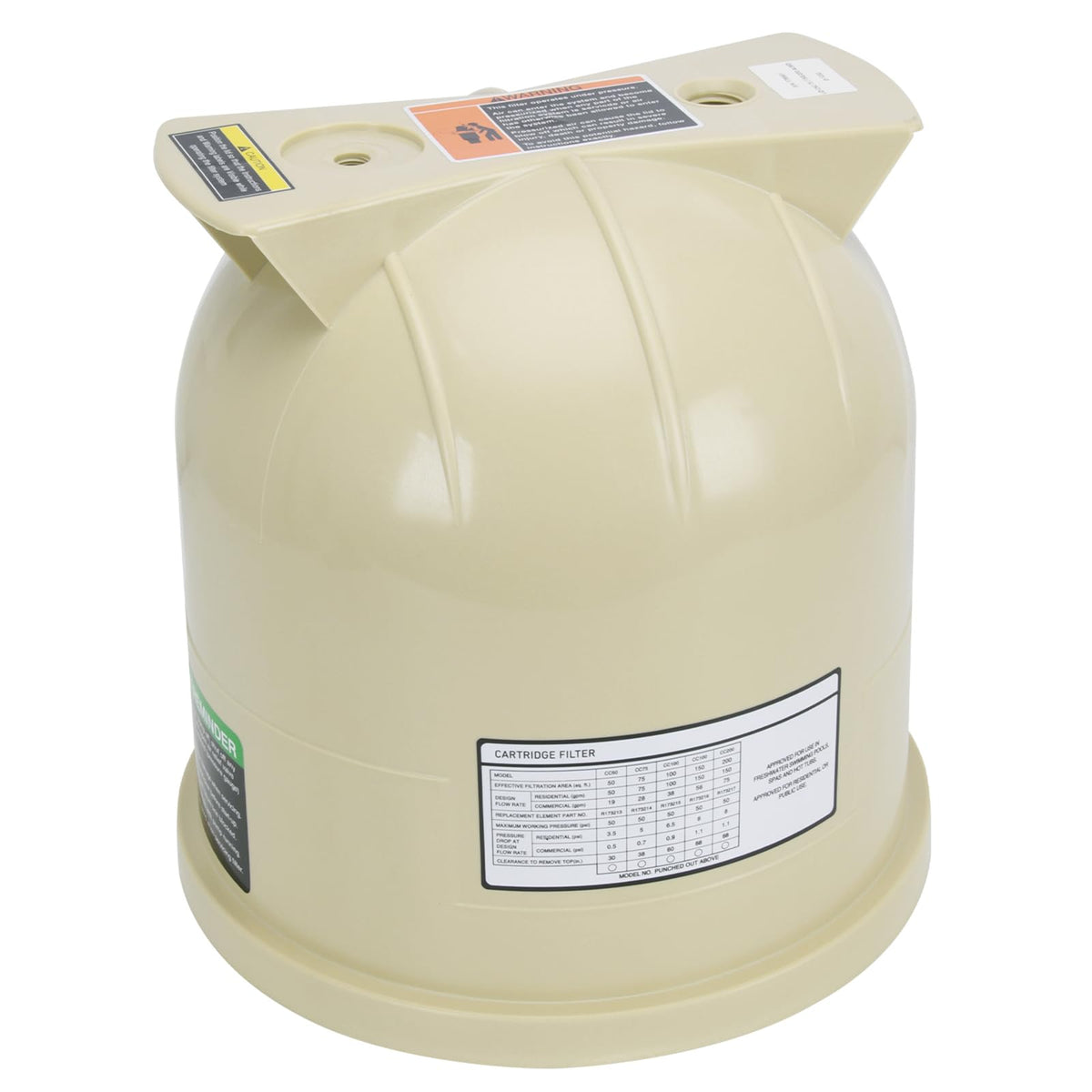 FQRANBO 178561 lid assembly shows a precise seal for pool filtration