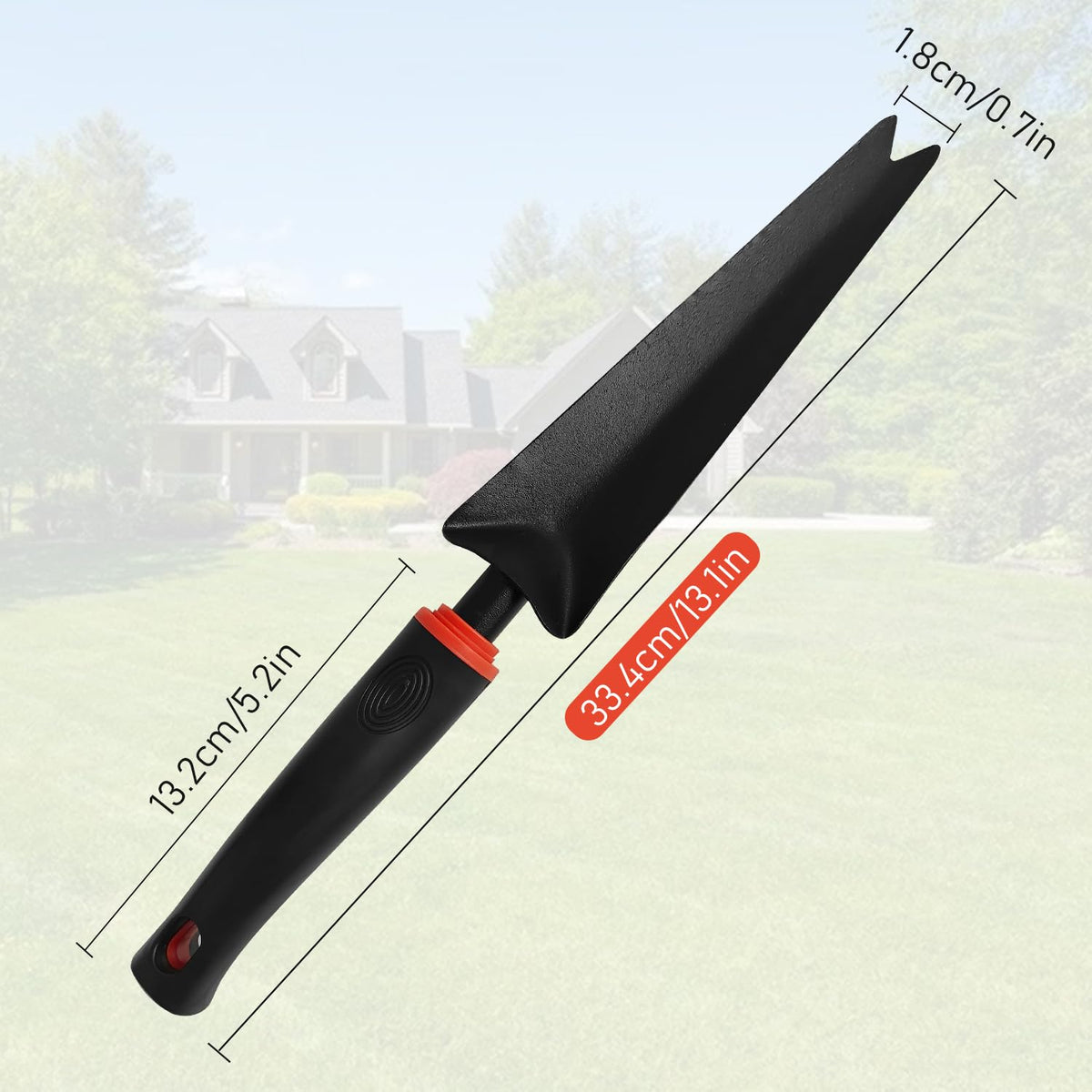 FR Handheld Weed Puller showing ergonomic non-slip grip for comfortable extended use.