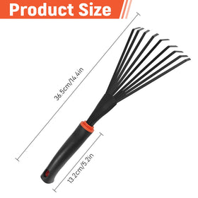 FR Small Hand Rake with ergonomic handle reduces wrist fatigue during long tasks.