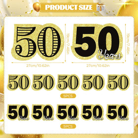 Frakron 50th birthday yard sign stakes for stable outdoor display