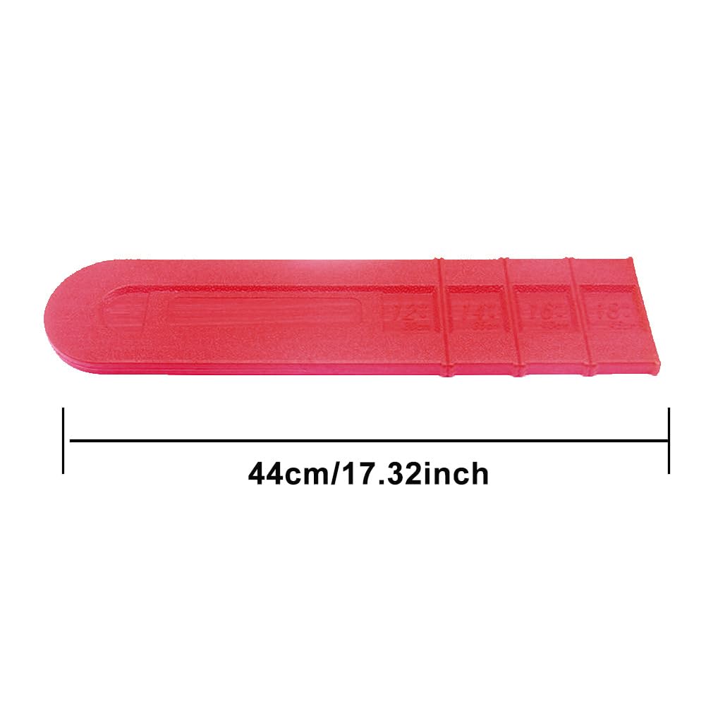 Frandilo bar cover on chainsaw orange side for quick identification