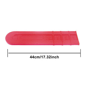 Frandilo bar cover on chainsaw orange side for quick identification