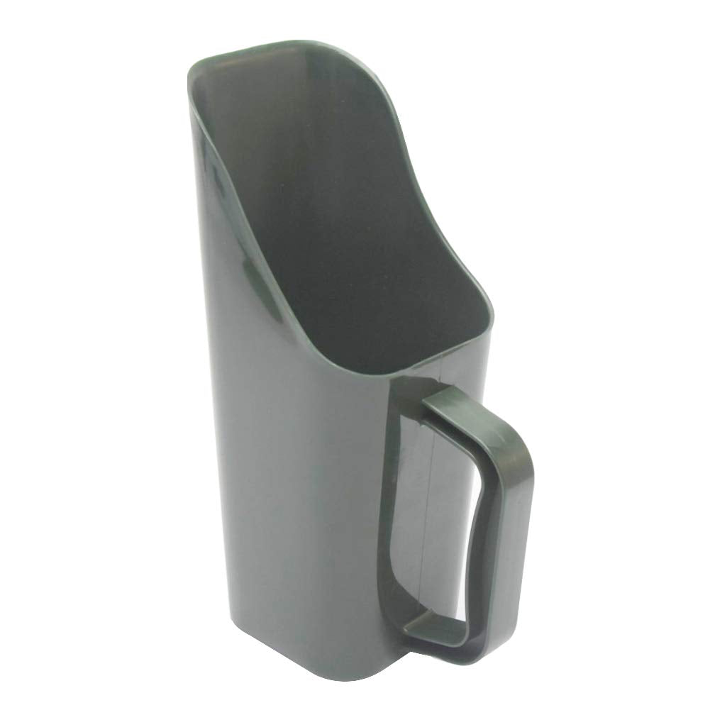 Frandilo-bird-feed-spoon ready to scoop seed for planters and garden birds.