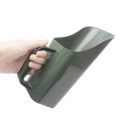 Frandilo garden plastic shovel close-up shows wear-resistant construction for durable soil tasks.
