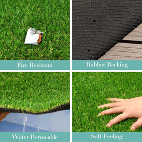 freadem rug demonstrates realistic texture on patios and balconies