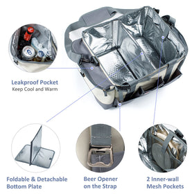 FRECOLSH caddy detachable divider helps section utensils and supplies for easy organization during camping and grilling