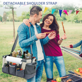 FRECOLSH detachable strap and handles for easy transport and carrying