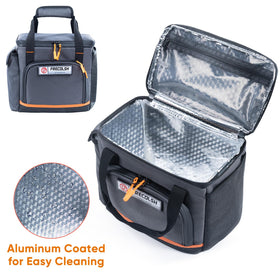 FRECOLSH Travel Case base protection elevates the station from ground contact and dust.