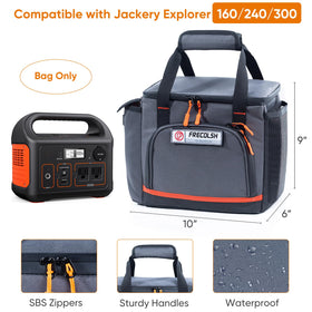 FRECOLSH Travel Case waterproof bottom ready for travel and outdoor journeys.
