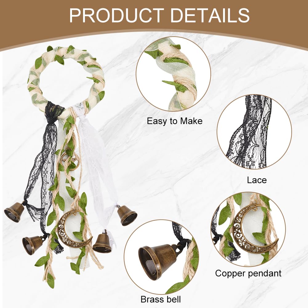 FREEBLOSS leaf ribbon with twine showcases DIY craft components.