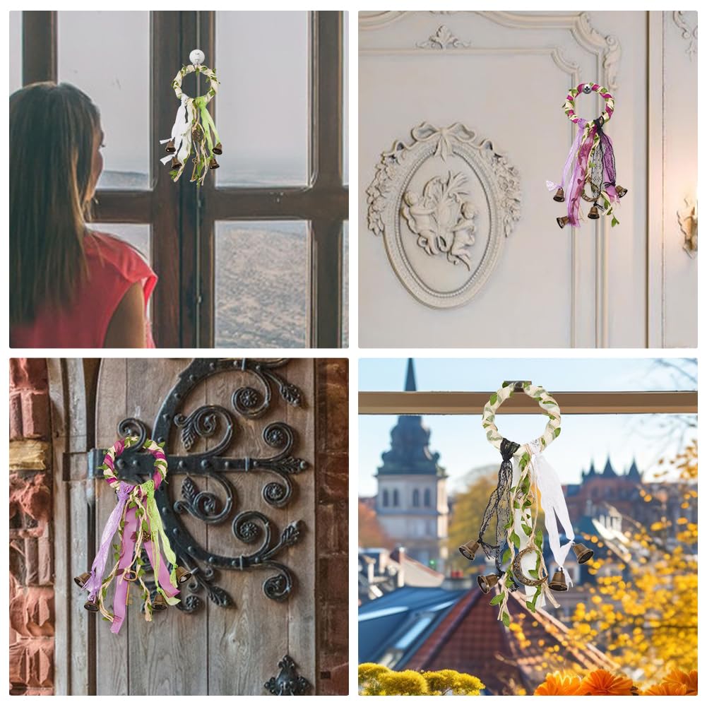 FREEBLOSS rustic interior decor scene with witch bells for ambience.