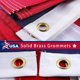 Freefy flag dries quickly after rain for simple outdoor care.