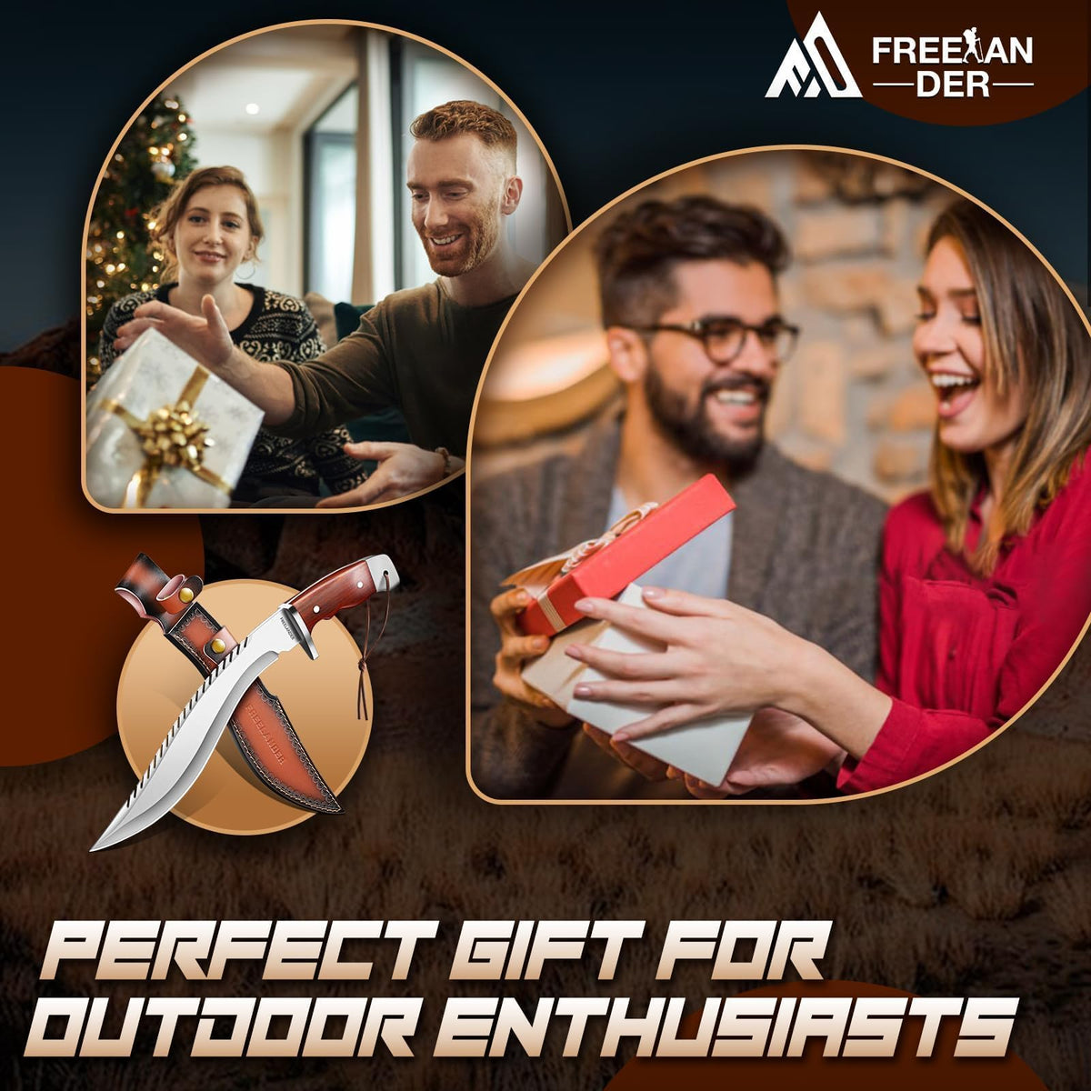 Freelander Kukri Machete outdoor survival scenario showcasing reliable performance