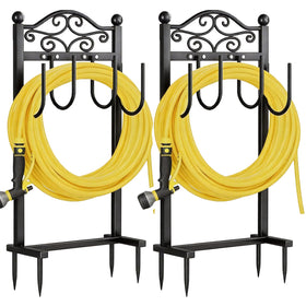 Freexployer quad-anchor base stabilizes hoses up to 100 feet
