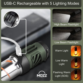 Freeze2Trim Mozz Shield USB-C rechargeable lantern powers camping trips and emergencies