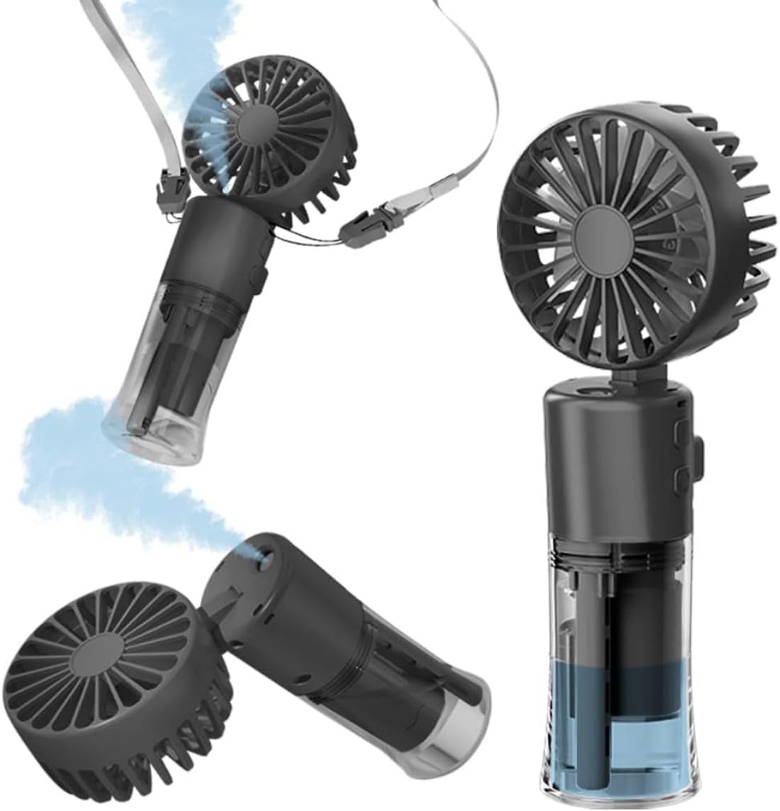 Frelisiy handheld misting fan for on-the-go cooling and hydration