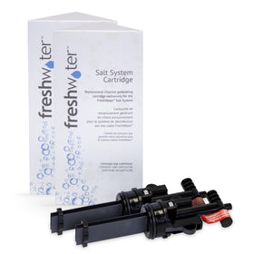 FreshWater salt system cartridge 2-pack replacement for spa maintenance and consistent water care.