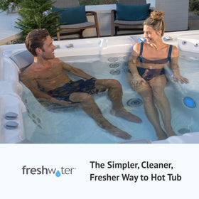FreshWater long-lasting performance keeps spa water clean for months between changes.