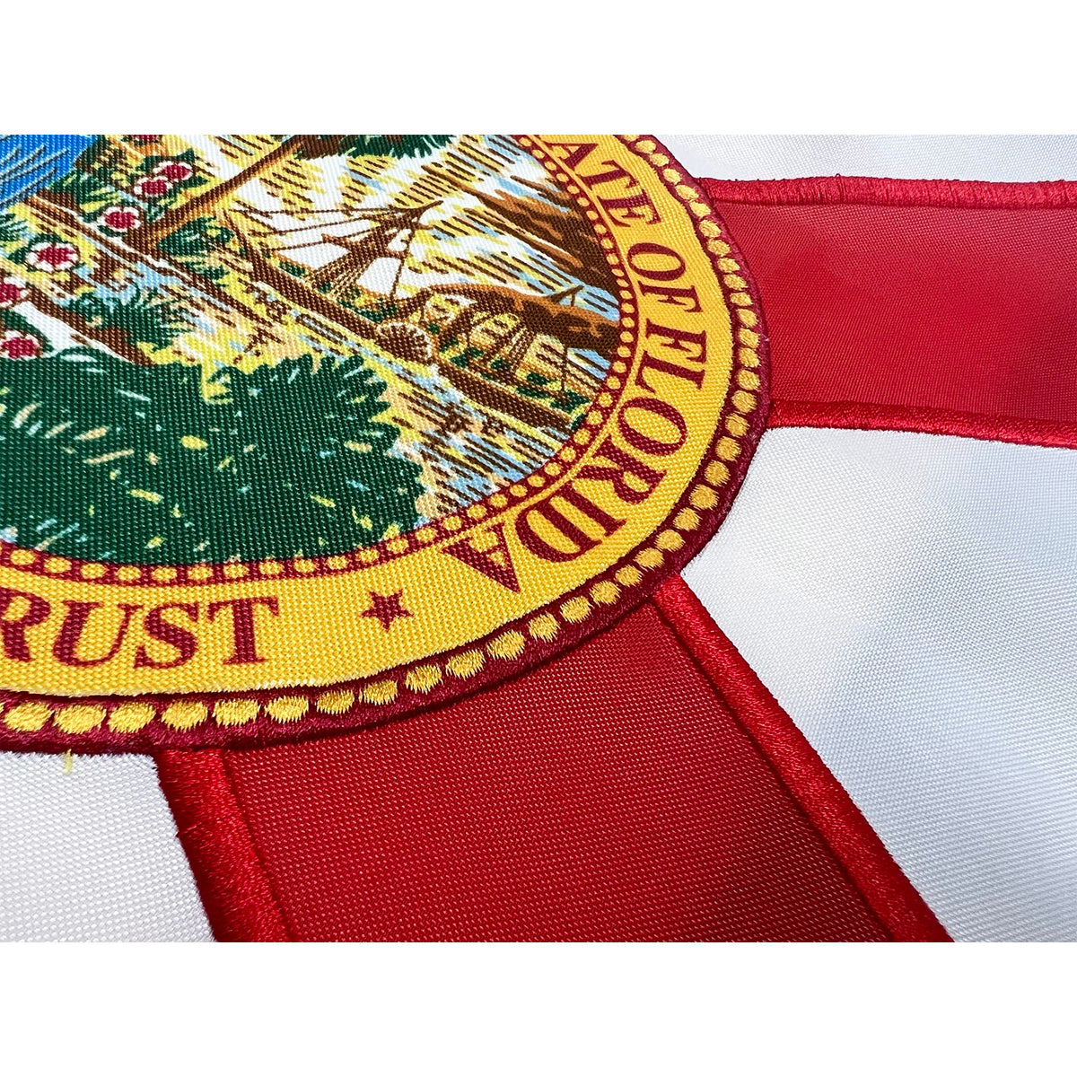 FRF FLAG 210D nylon material for weather-resistant Florida flag
