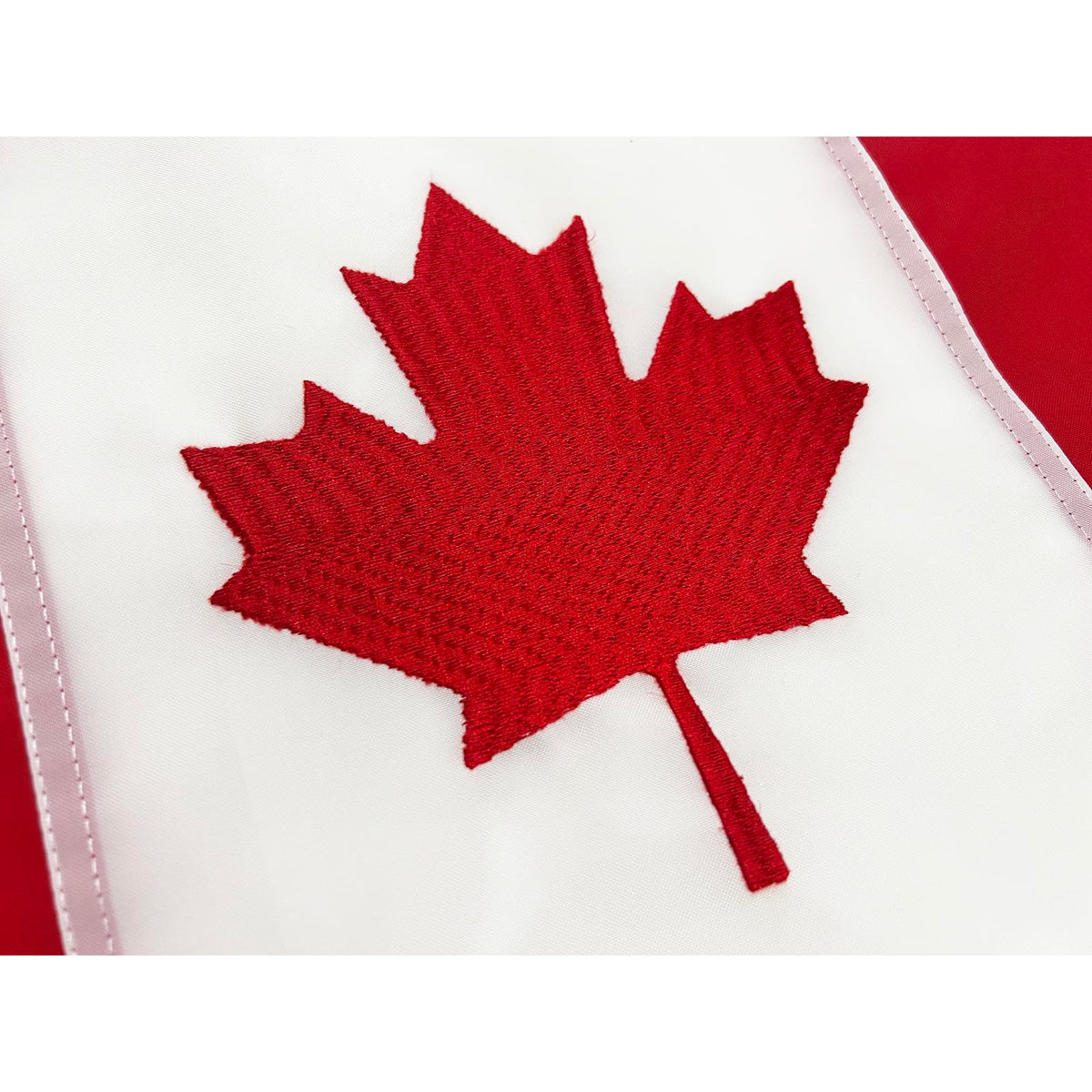 FRF FLAG Canada flag with brass grommets for quick, secure mounting.