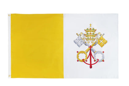 FRF FLAG Vatican flag 3x5 ft with vivid colors for outdoor display.
