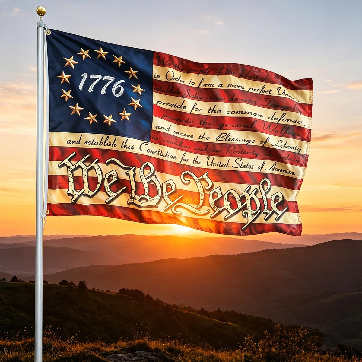 FRF Fun Run Flags 3x5 flag celebrating 250th anniversary edition
