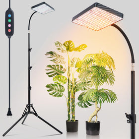 FRGROW 2026 grow light with stand over indoor plants for bright, even growth.