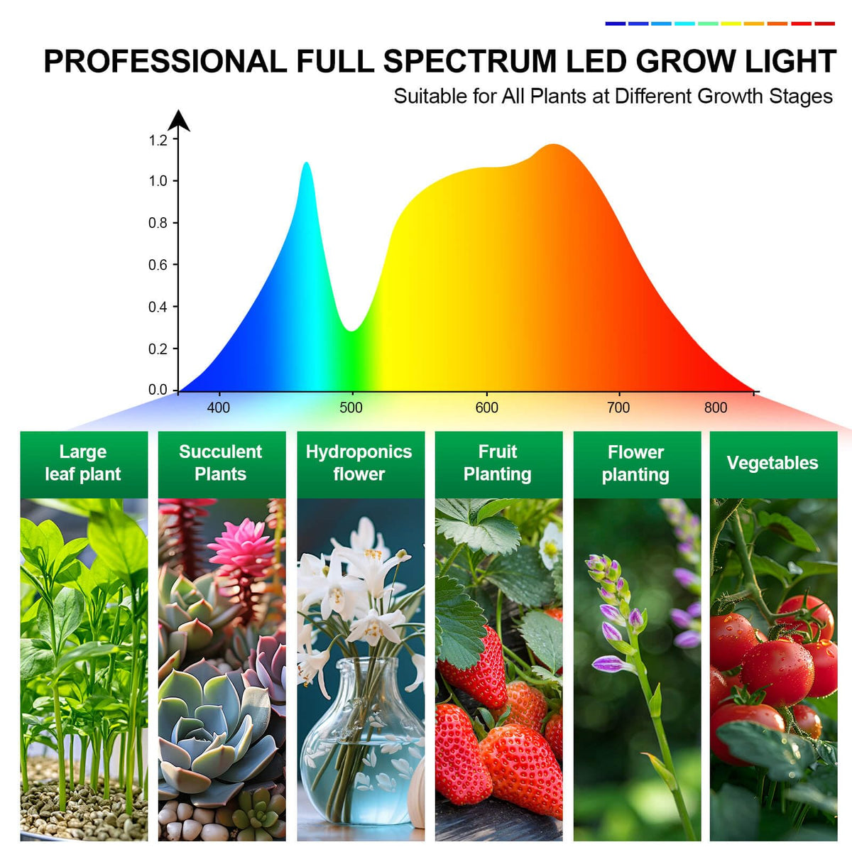 FRGROW suitable for indoor plant setups like herbs, greens, and small trees.