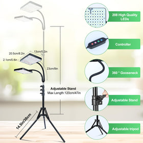 FRGROW timer presets automate daily light cycles.