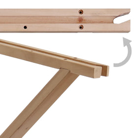 FRIADE Priade bracket suspends a planter from the upper groove.