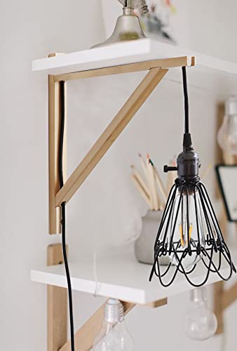FRIADE Priade bracket accommodates a cable passing through for a clean look.