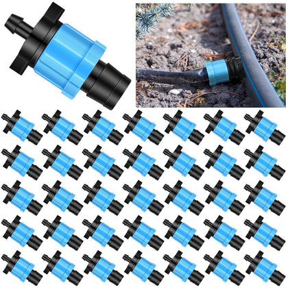 Frienda drip tape connector fittings blue for quick, secure irrigation connections.
