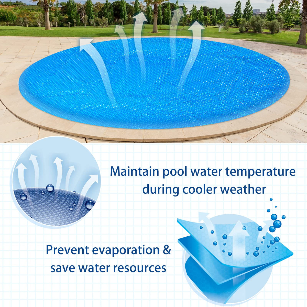 Frienda easy-cut-to-size feature allows quick fitting to tub.