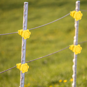 Frienda farm fence insulator supports garden barriers and livestock containment