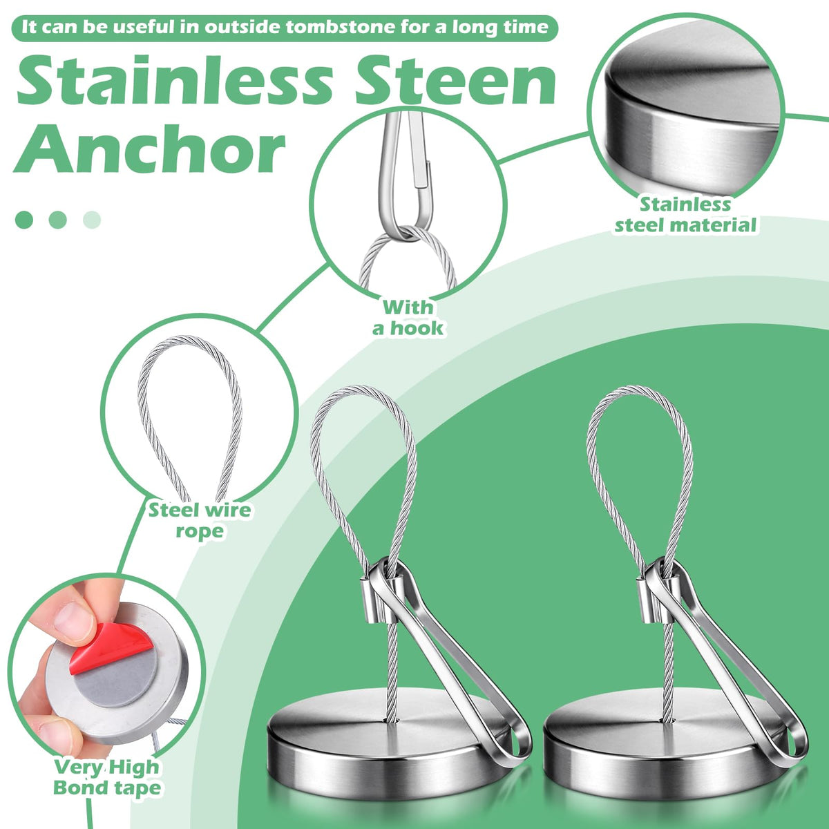 Frienda high-bond tape anchor delivering reliable adhesion in windy conditions.