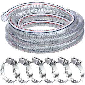 Frienda 10 ft flexible tubing simplifies installation in workshops and yards.