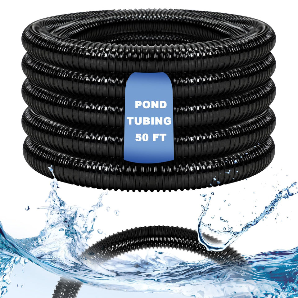 Frienda pond pump tubing 50 ft for reliable water delivery in ponds and waterfalls.