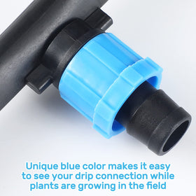 Frienda punch-and-connect installation guide for drip irrigation setup.
