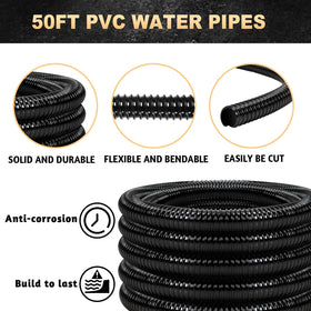 Frienda quick-connect accessories and hose clamps for easy installation